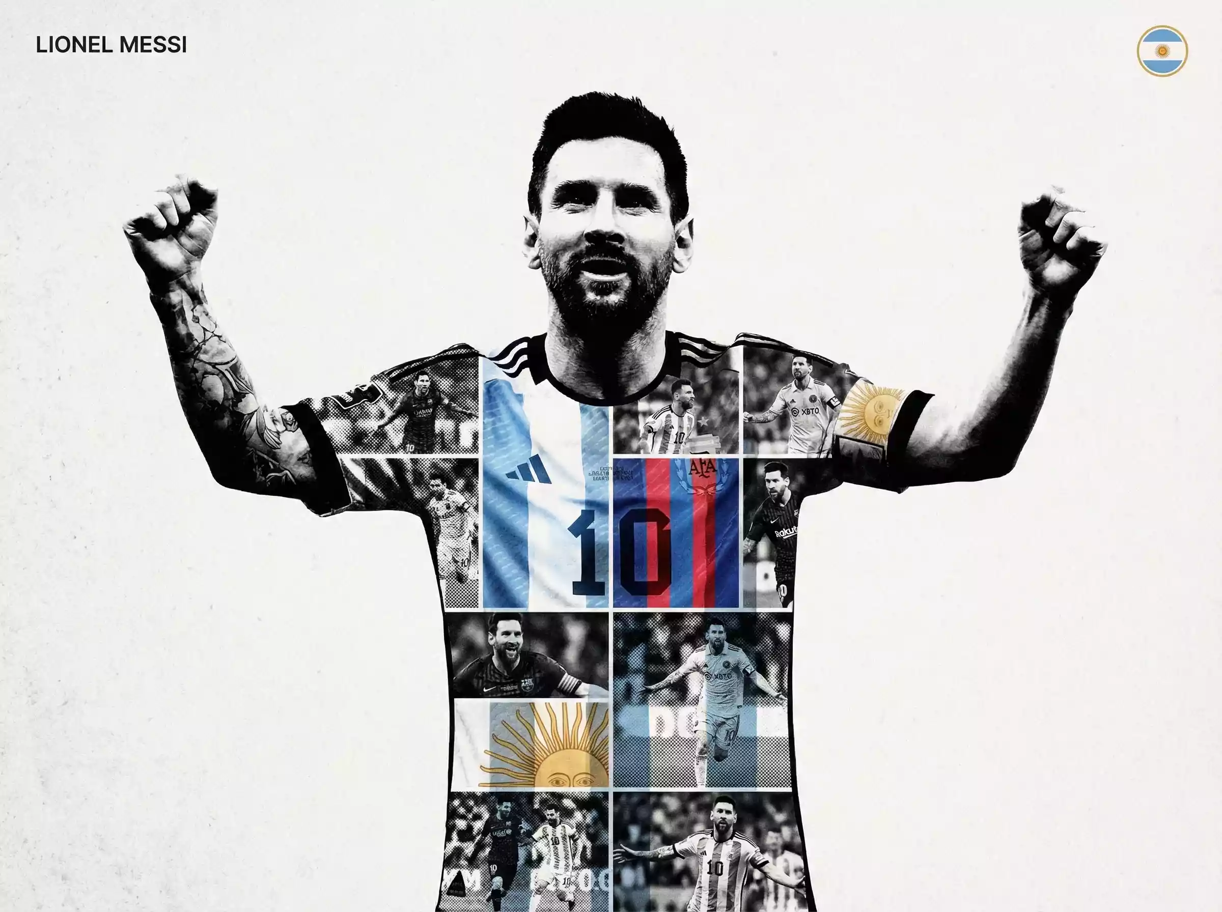 Messi Tribute Poster